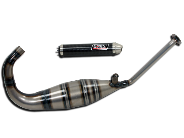 APRILIA RS125 1994-2014 Full GIANNELLI Exhaust System with Carbon silencer 