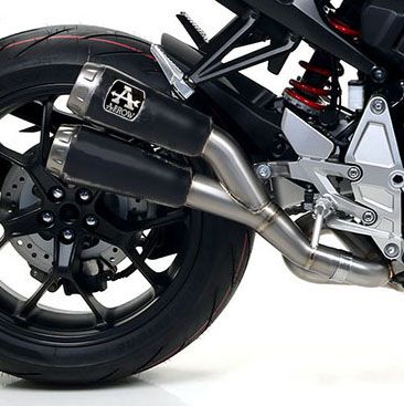 Honda CB1000R ARROW Pro-Race Dark Steel Twin Silencers