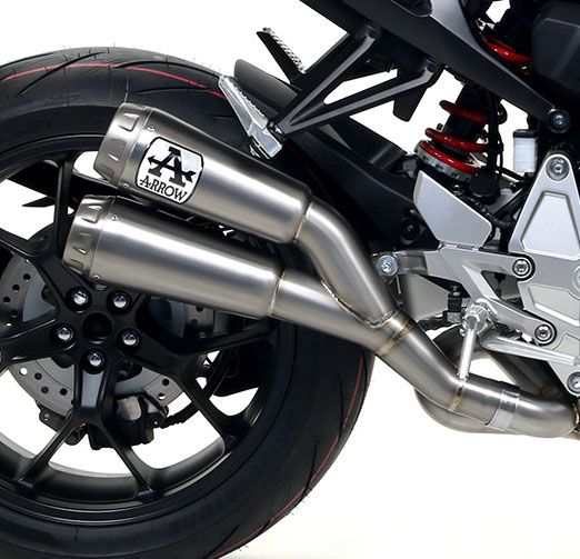 Honda CB1000R ARROW Pro-Race Titanium Twin Silencers