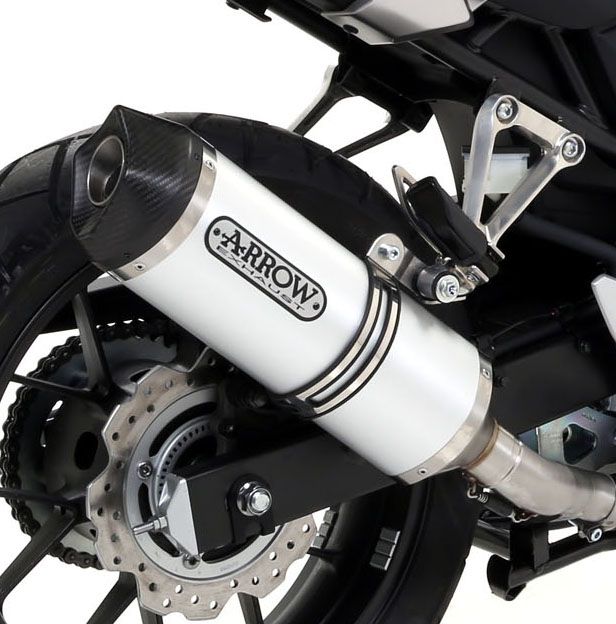 Honda CB500X ARROW Aluminium Carbon Silencer
