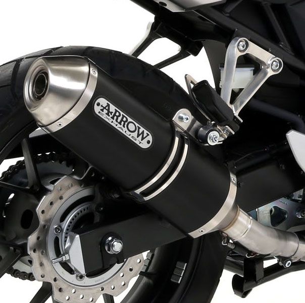 Honda CB500X ARROW Dark Aluminium Silencer