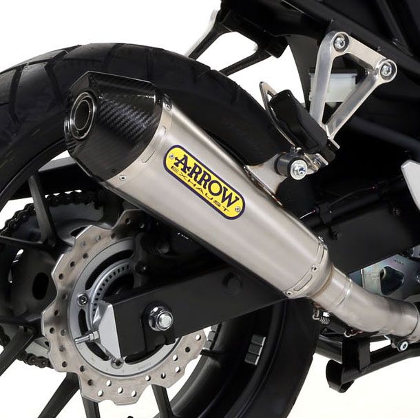 Honda CB500X ARROW Steel Carbon X-Kone Silencer