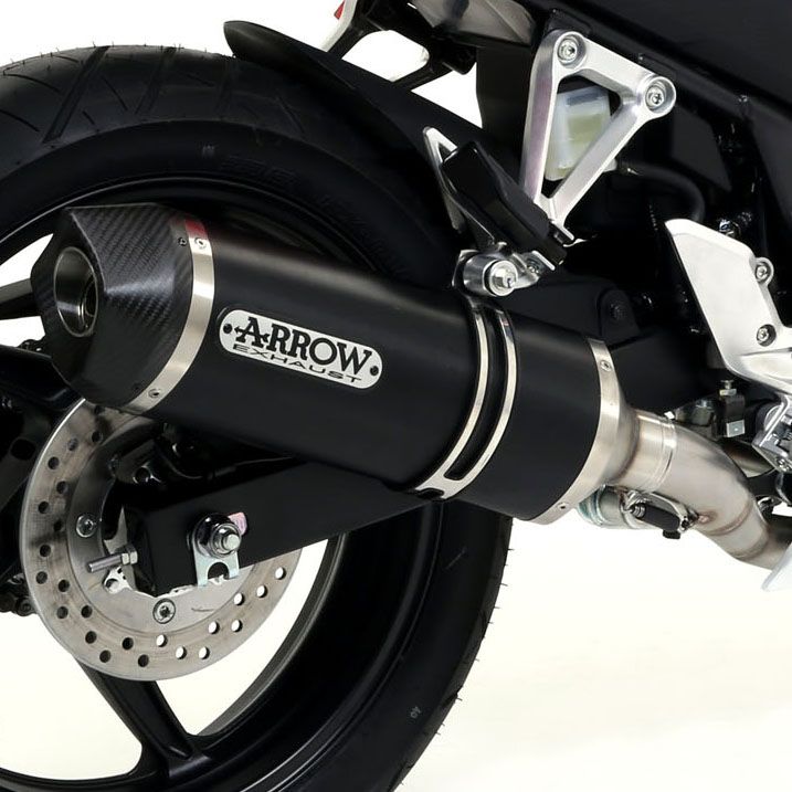 Honda CBR300R ARROW Dark Aluminium / Carbon Silencer