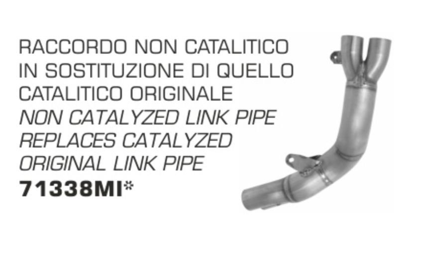 MV Agusta F4 1000 04-07 ARROW Decat Link Pipe