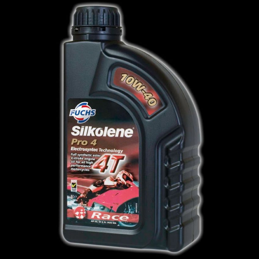 Silkolene Pro 4 10W-40 Fully Synthetic 4-stroke high performance motorcycle engine oil