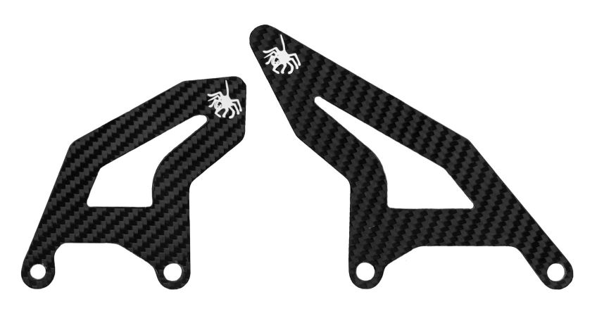 SPIDER Aluminium Curved Heel Guard - Left