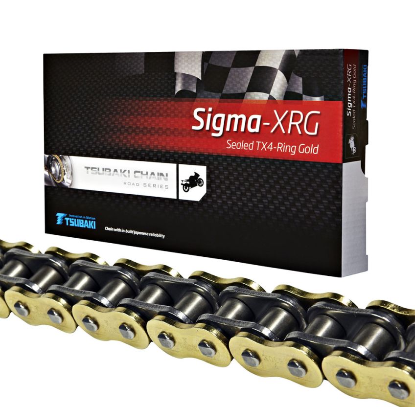 Tsubaki 525 Sigma X-Ring Gold Chain