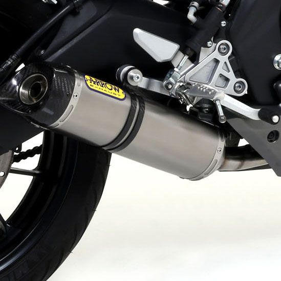 Yamaha MT 125 Full ARROW Exhaust system with Titanium / Carbon fibre silencer