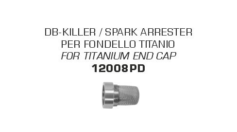 Yamaha Tenere 700 ARROW dB Killer / Spark arrester - ARROW silencers with titanium end cap