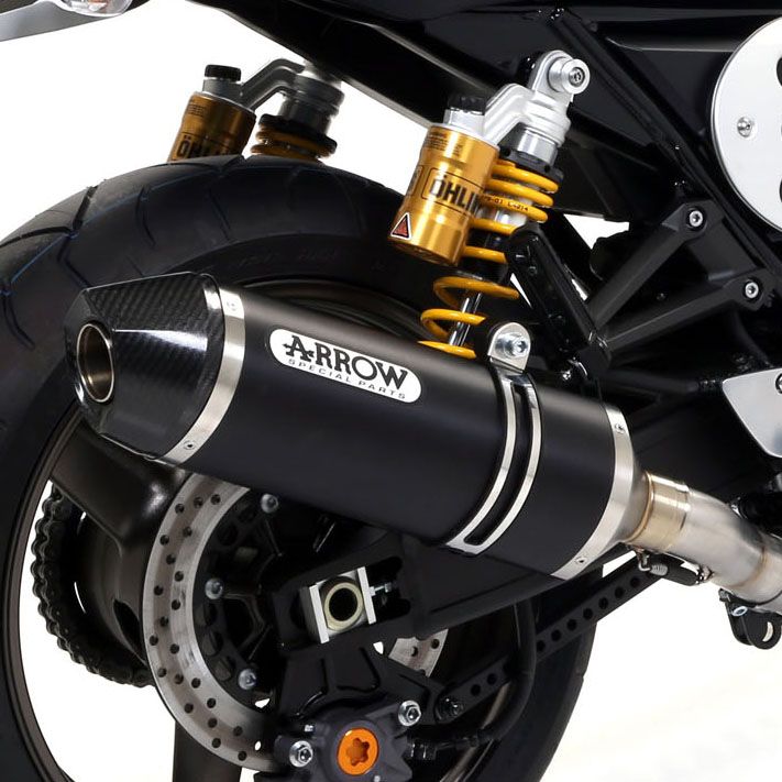 Yamaha XJR1300 ARROW Dark Aluminium / Carbon Silencers 