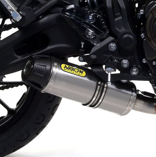Yamaha XSR700 ARROW Titanium / Carbon Jet-Race Silencer