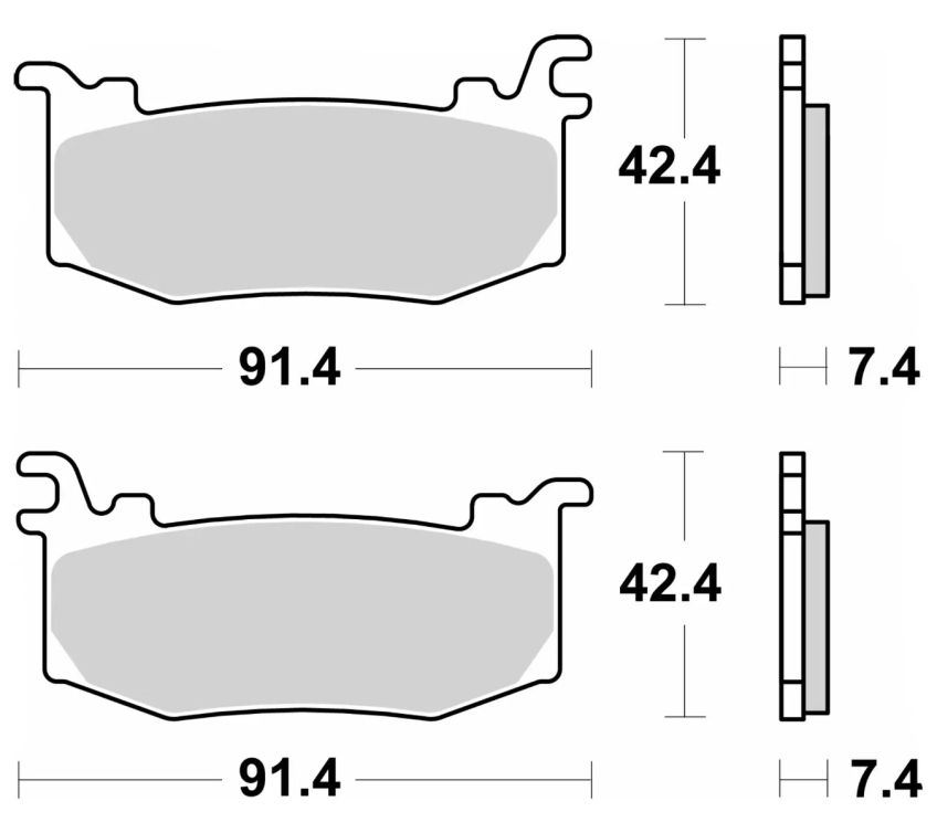 Brembo Z04 Front Brake Pads Ducati Panigale V4 2025 Hypure Caliper