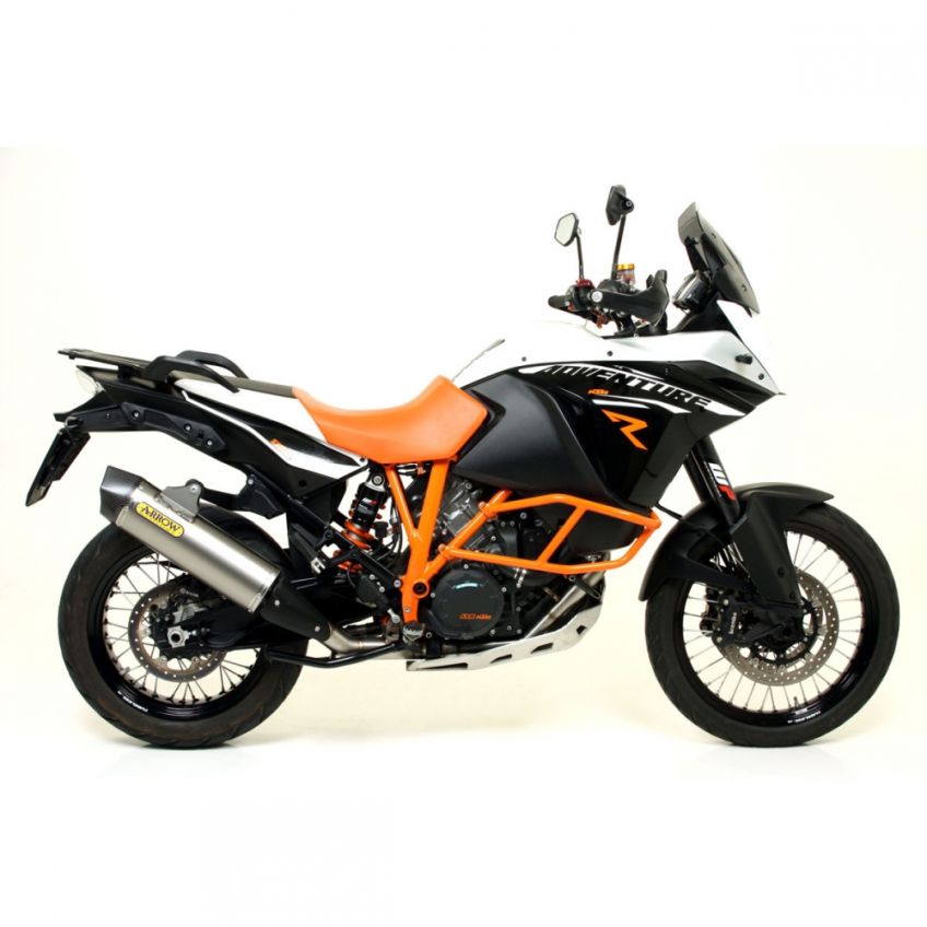 KTM 1190 Adventure R 2013-2016 Full Arrow Exhaust with titanium/carbon silencer