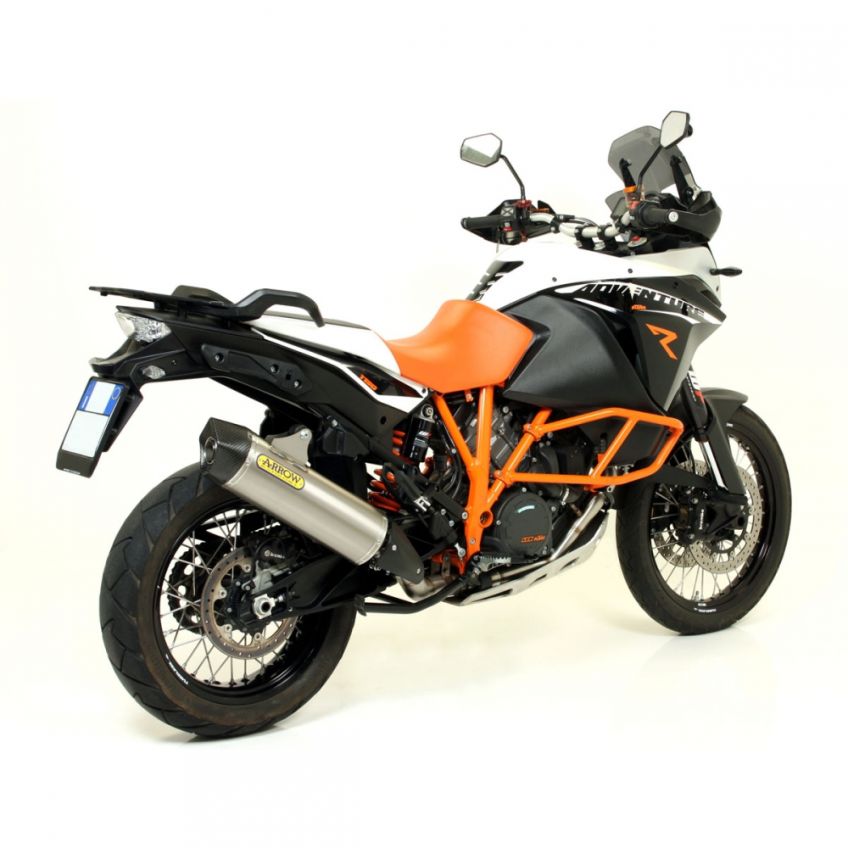 KTM 1190 Adventure R 2013-2016 Arrow road approved titanium/carbon silencer