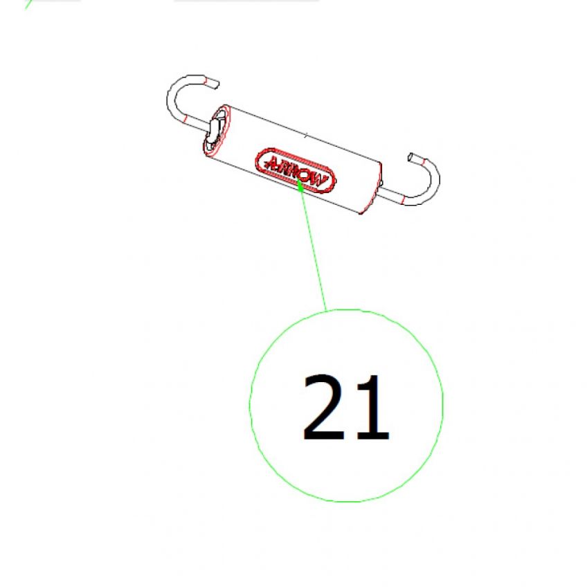 ARROW Exhaust Spring | ARROW Silencer Spring