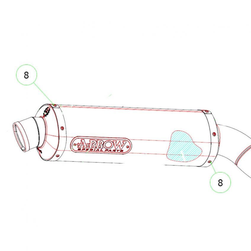 Replacement ARROW Stainless Steel Silencer Rivets