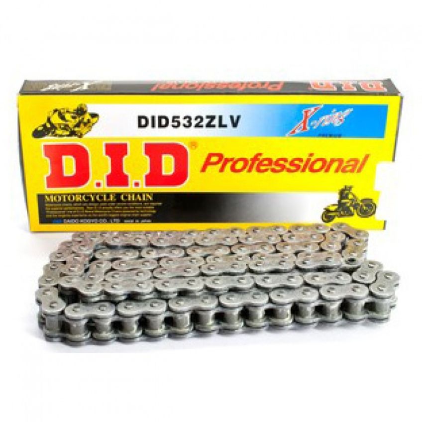 DID 532 ZLV Steel Coloured Heavy Duty X-Ring Chain