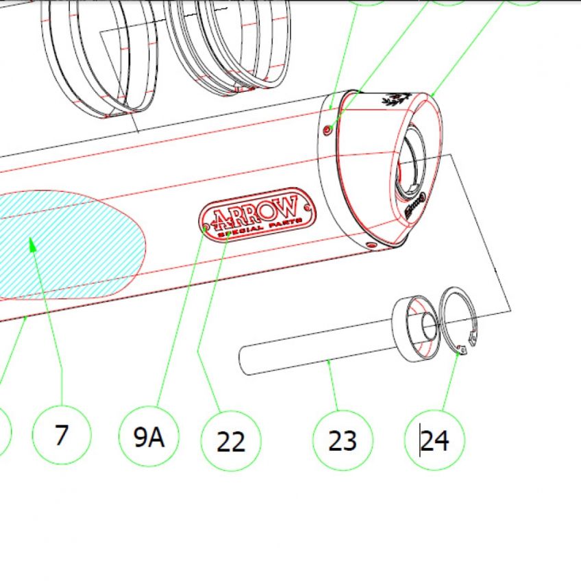 KTM 125 Duke 2011-2016 ARROW db killer/baffle