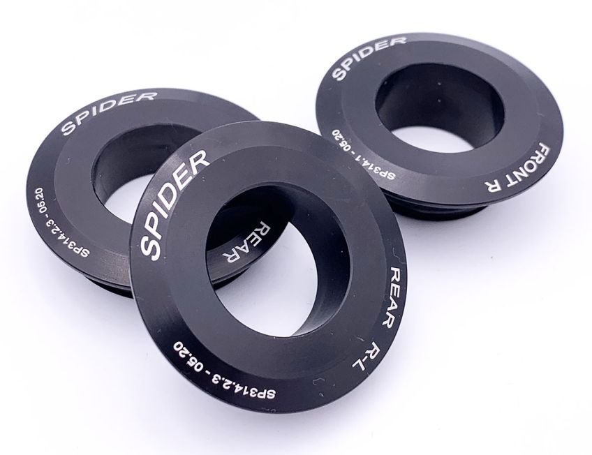 SPIDER Captive Wheel Spacer Kit - Aprilia RSV4 | Tuono V4