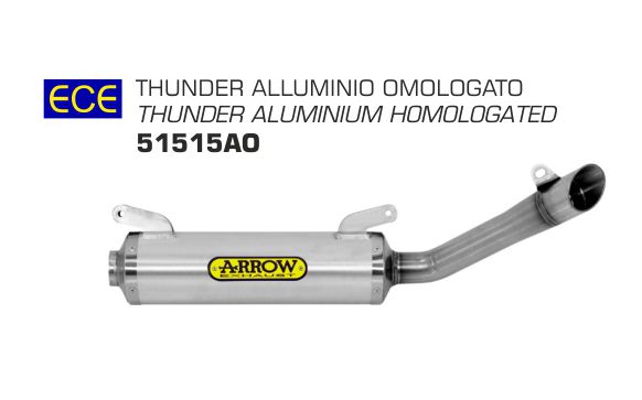 APRILIA RS4 125 ARROW Aluminium Silencer