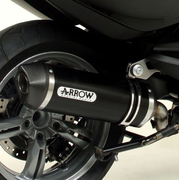 BMW C650 GT 2012-2015 ARROW Dark Line Aluminium / Carbon Silencer 