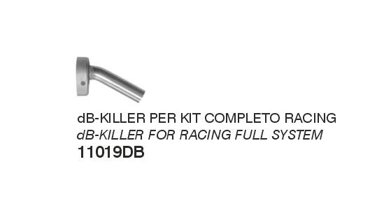 Arrow Veloce Silencer dB Killer ø38mm