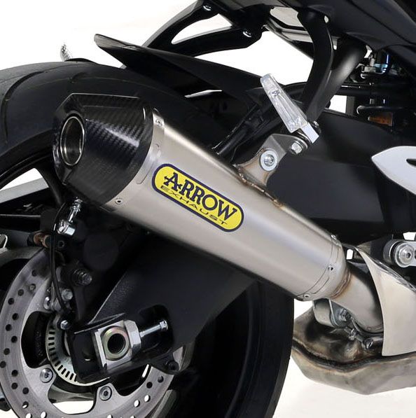 Suzuki GSX-S1000 2015-2016 ARROW X-Kone Steel / Carbon Silencer
