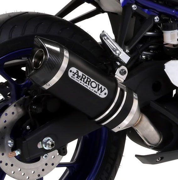 Yamaha MT-03 ARROW Dark Aluminium Carbon silencer