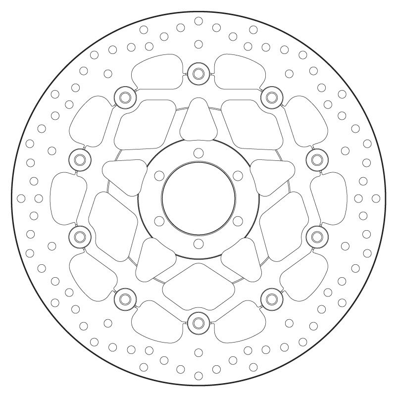APRILIA RSV4 | TUONO V4 1100 FACTORY 2017>  Brembo Oro Front Brake Disc