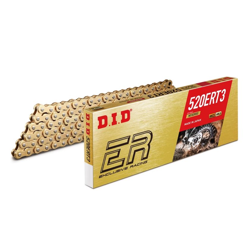 DID 520 ERT3 Motocross / Enduro Racing Gold Non-Sealed Chain