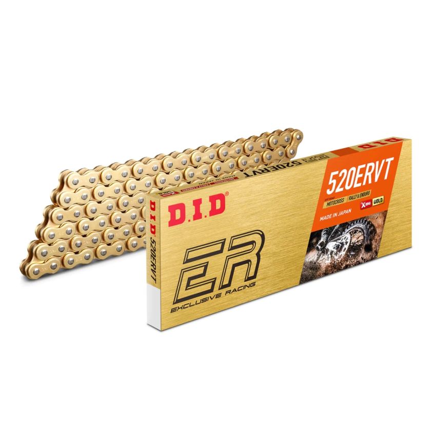 DID 520 ERVT Motocross / Enduro Racing Gold X-Ring Chain