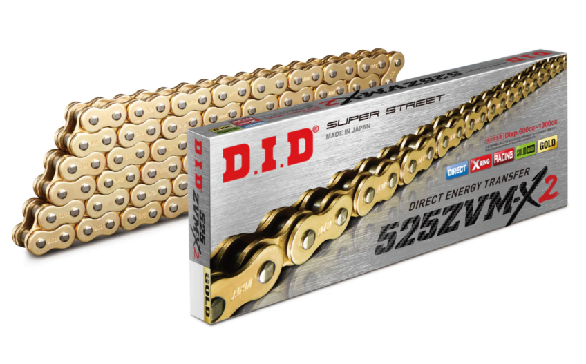 DID 525 ZVM-X Gold Coloured Heavy Duty X-Ring Chain