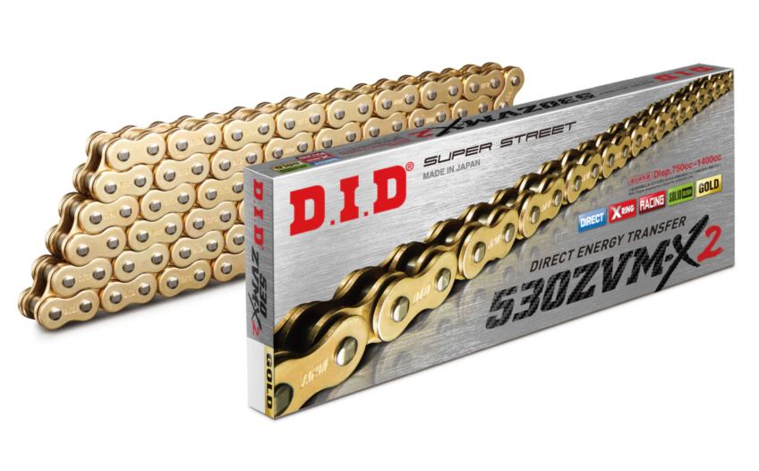 DID 530 ZVM-X 2 Gold Coloured Heavy Duty X-Ring Chain
