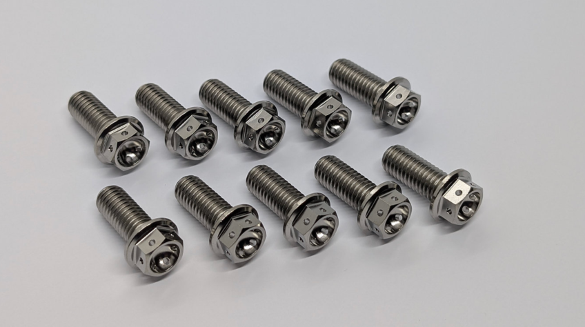 Aprilia RS660 Titanium Front Disc Bolt Set