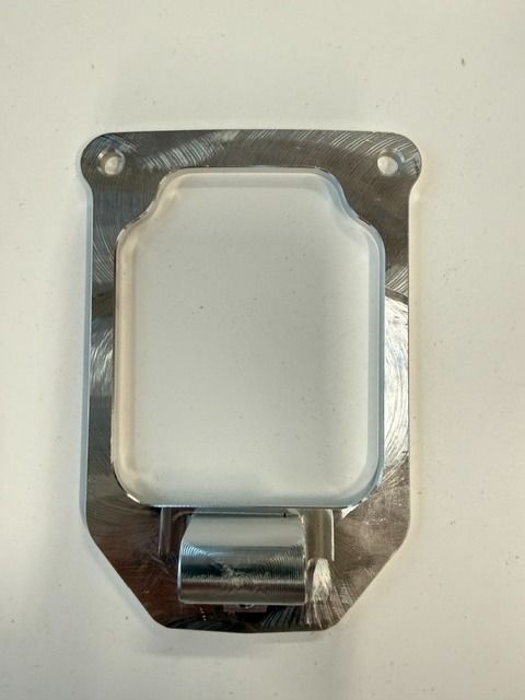 Ducati V2 SPIDER Air Scoop / Snorkel Aluminium Spacer Plate