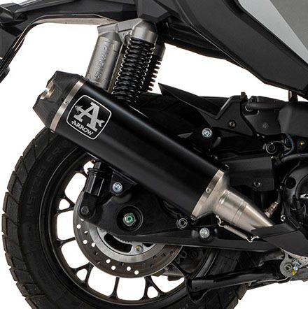 Honda ADV 350 ARROW Urban Dark Aluminium Silencer Carbon end cap