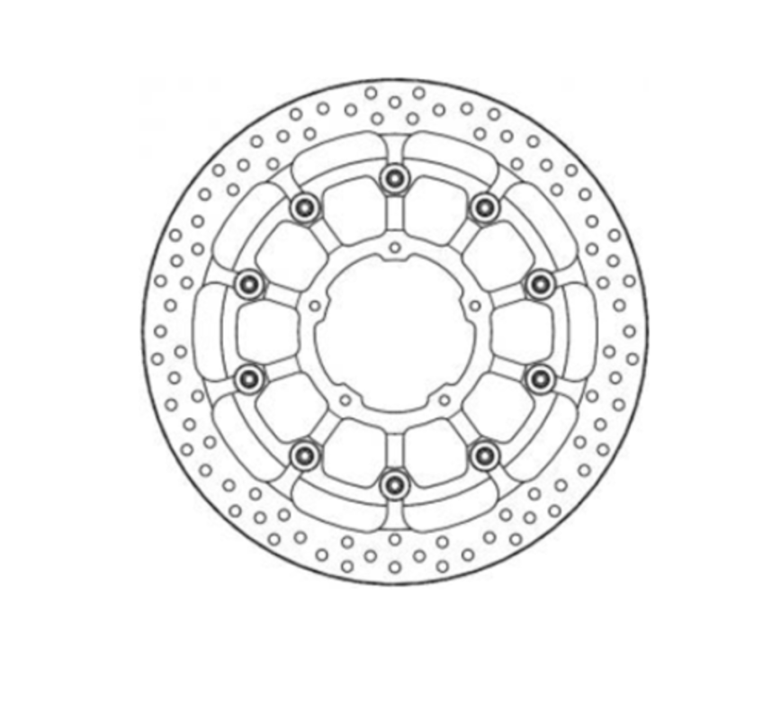 Honda CBR1000RR-R 2020-2025 Moto Master 6mm Halo T-Floater Front Brake Disc Set 