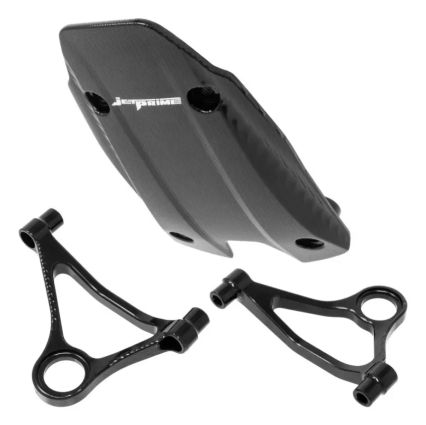 Ducati V4 Panigale Jetprime License plate holder removal cover + Akrapovič exhaust brackets kit