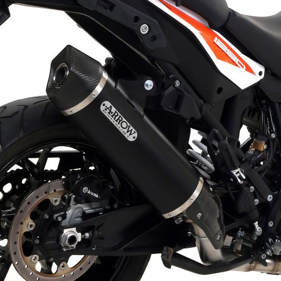 KTM 1290 Super Adventure 2015-2016 Arrow Dark Aluminium / Carbon silencer