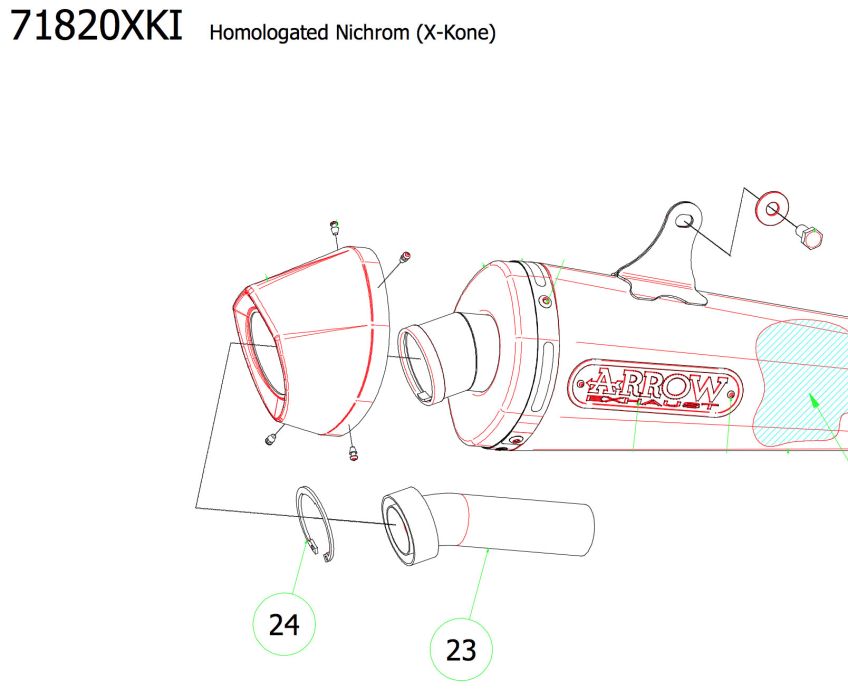 KTM 1290 Super Duke R Arrow X-Kone BAFFLE | DB KILLER