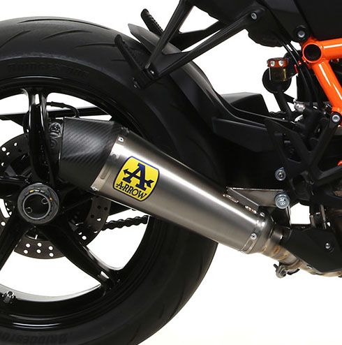 KTM 1290 Super Duke R 2020 Arrow Titanium / Carbon X-Kone silencer