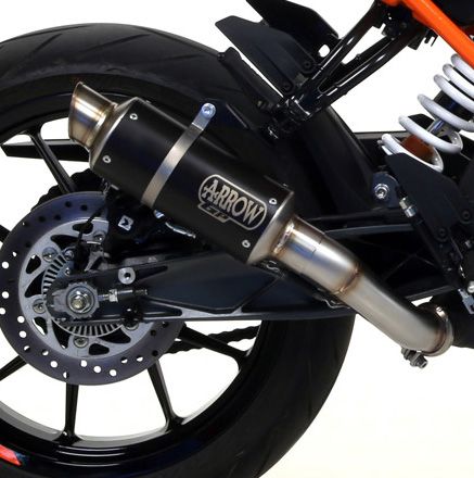 KTM 125 Duke 2017 ARROW Dark Steel GP2 Silencer