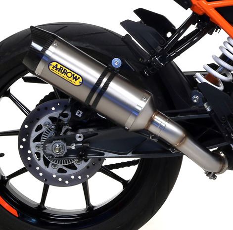 KTM 125 Duke 2017 ARROW Titanium / Carbon Silencer