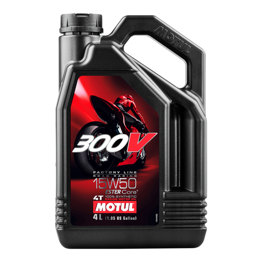 Motul 300V 15W50 FACTORY LINE ROAD RACING Oil 4 LITRE