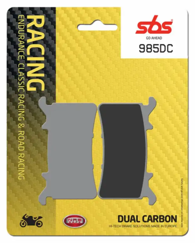 SBS 985DC - DC - DUAL CARBON Front Brake Pads | BMW M / S 1000 RR / R / XR