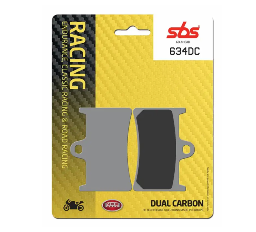 SBS 634DC - DC - DUAL CARBON Front Brake Pads