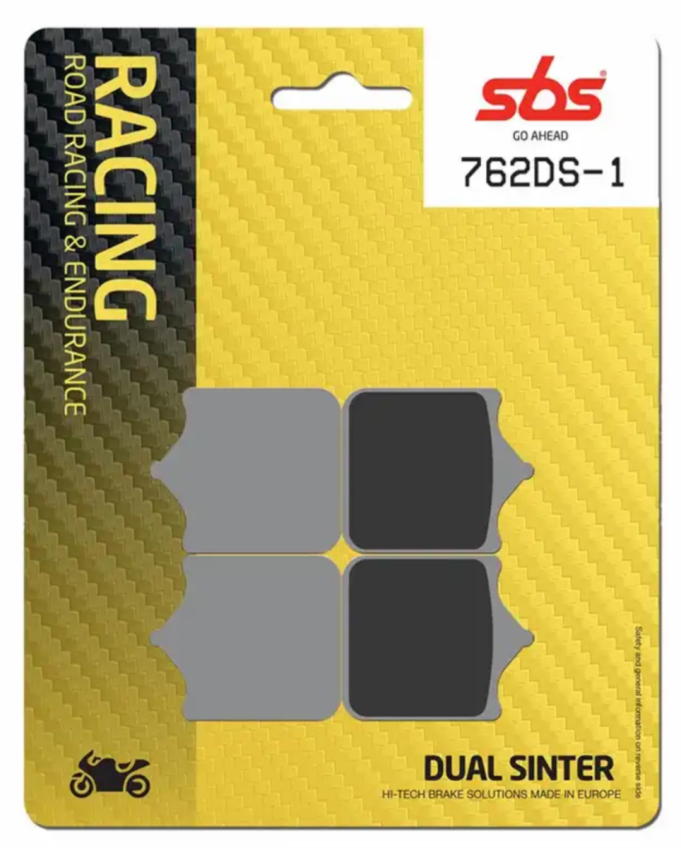 SBS 762DS DS1 Dual Sinter Front Brake Pads