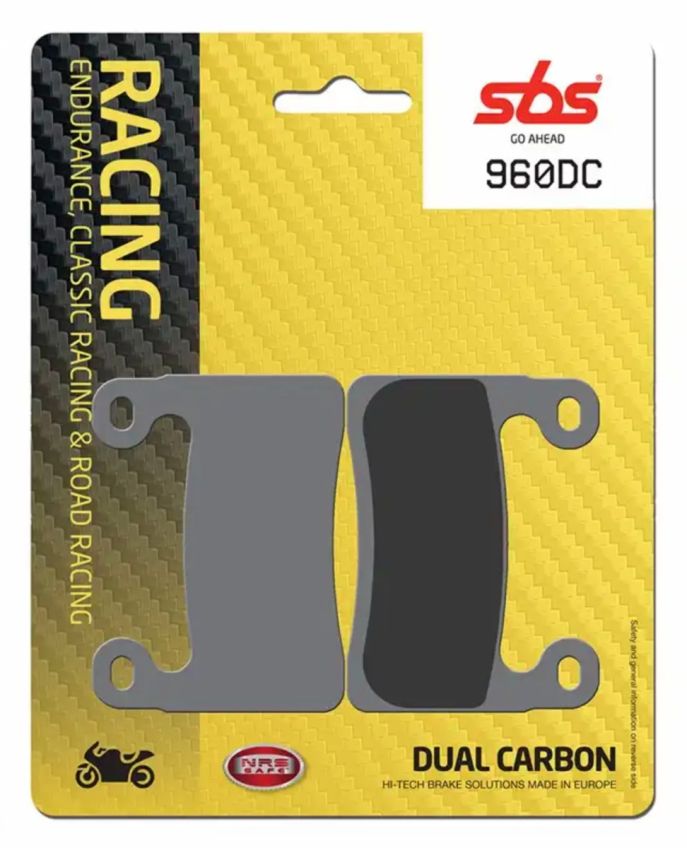 SBS 960DC Dual Carbon Front Brake Pads - BMW S1000RR 2019-2021