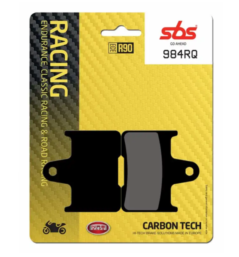SBS 984RQ - RQ - CARBON TECH Rear Brake Pads | BMW M 1000 RR