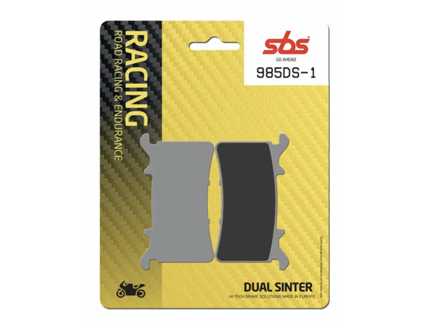 SBS 985DS1 - DUAL SINTER Front Brake Pads | BMW M1000 / S1000 RR / R / XR